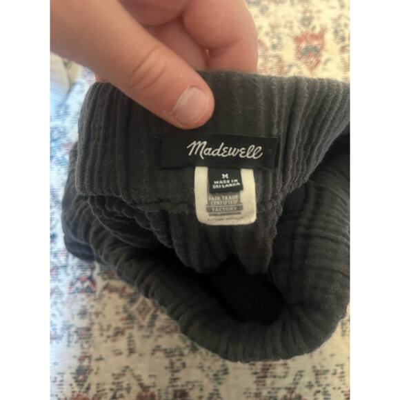 Madewell Women's Lightspun Easy Pull-On Shorts Casual Gray Size Medium - Picture 3 of 3